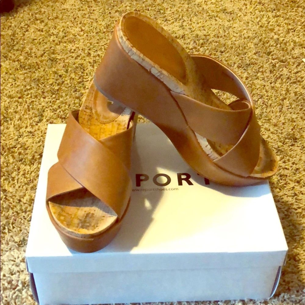 Report EUC wedge sandals